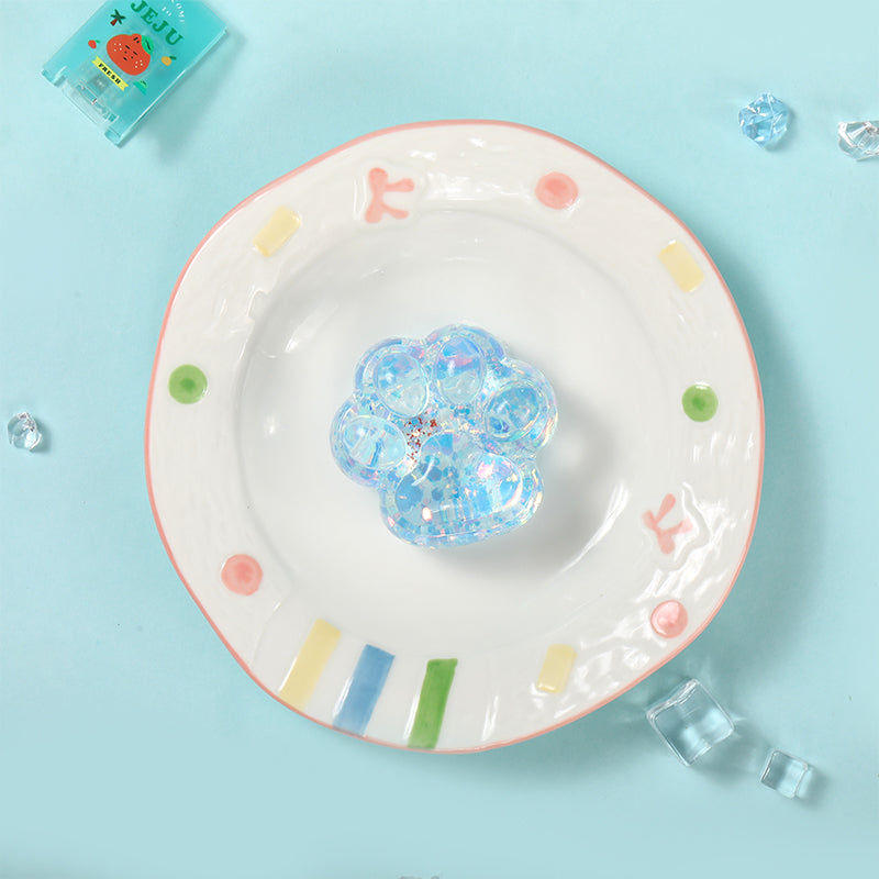 Blue Sparkling Paw Taba Squishy