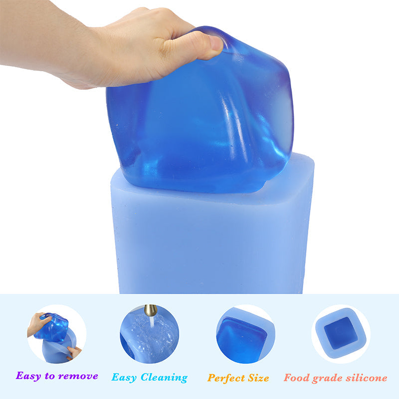 1600g Giant Ice Cube Squishy Mold