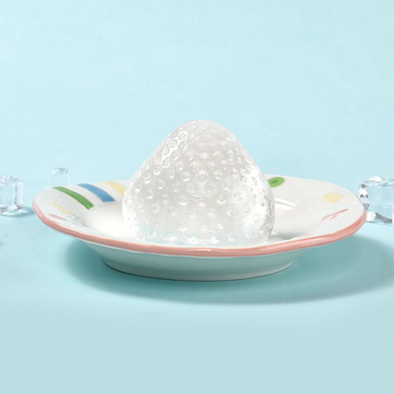 130g Crystal Strawberry Taba Squishy