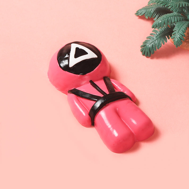 Pink Squid Game Guy Taba Squishy
