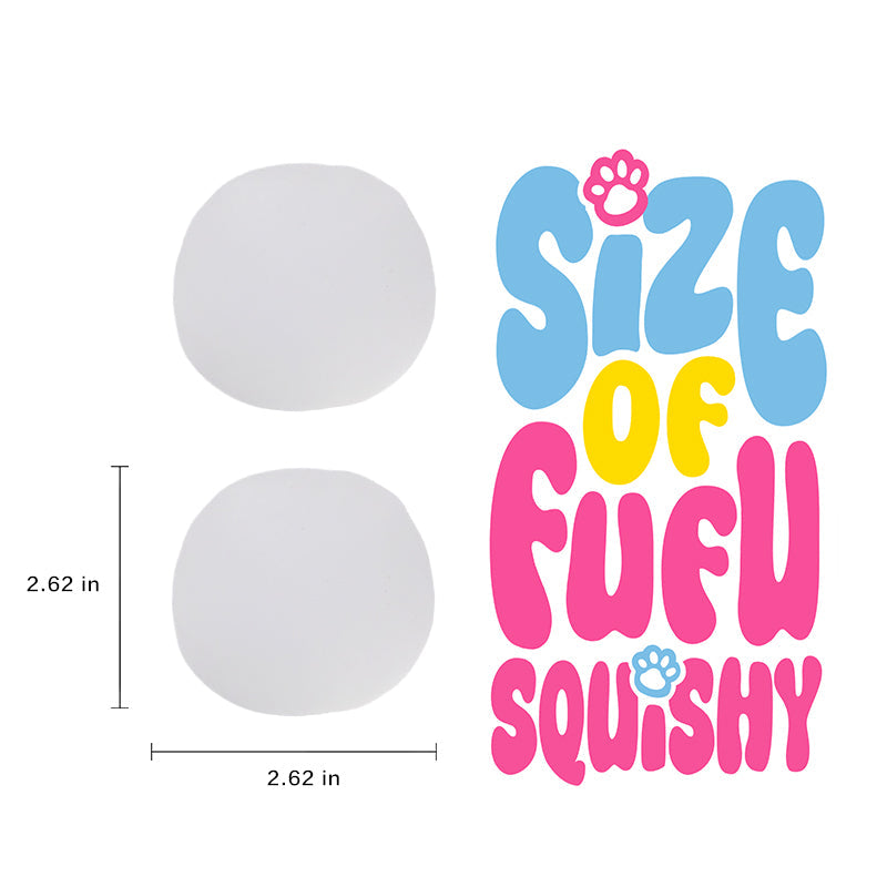 FUFUSQUISHY Frosted Milk Stress Ball