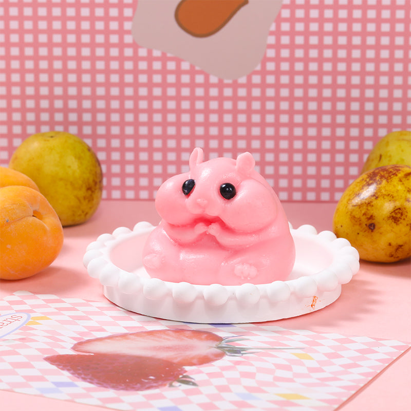 65g Pink Hamster Taba Squishy