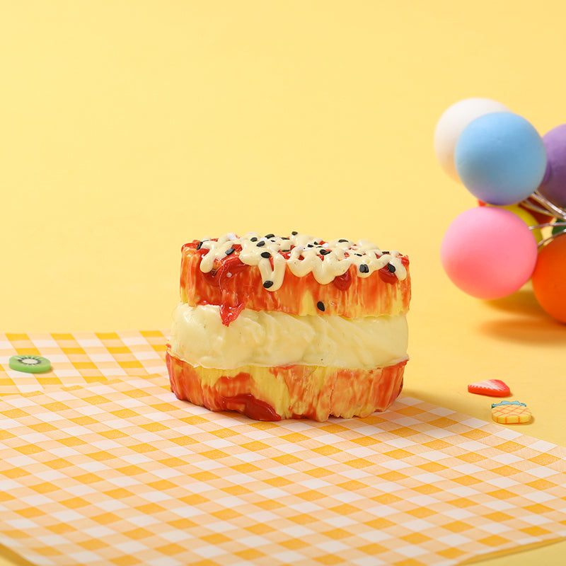 Delicious Cream Toast Taba Squishy
