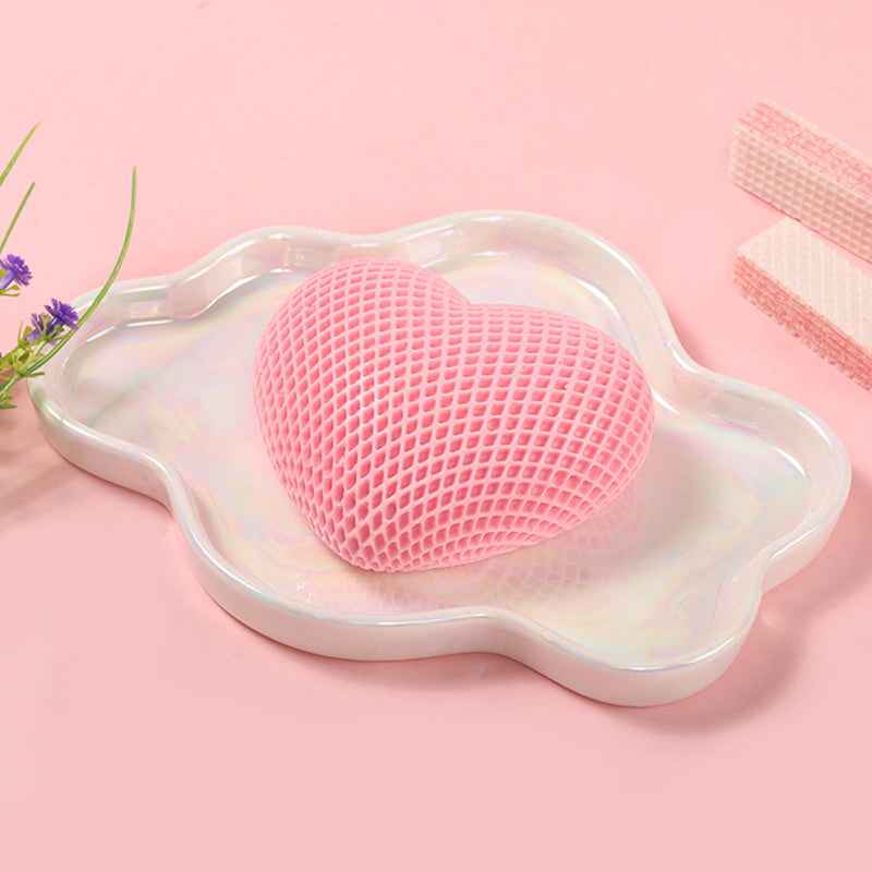Pink Chocolate Heart Taba Squishy
