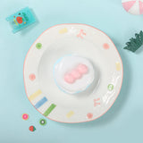 Small Blue Soy Milk Soufflé Taba Squishy