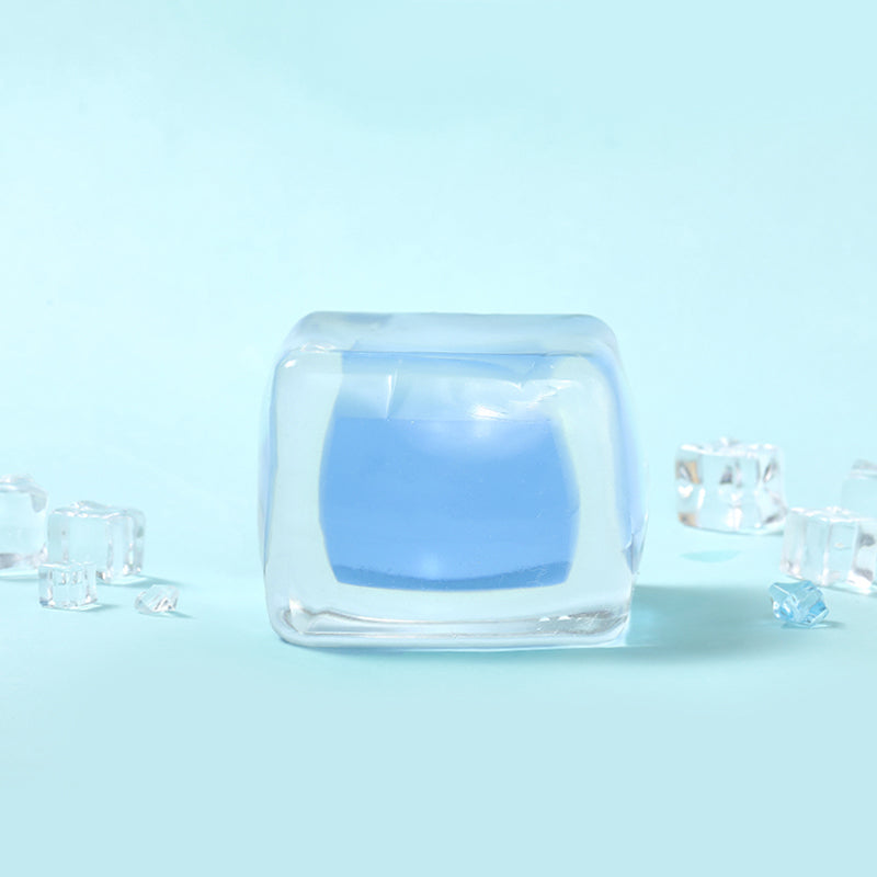 Crystal Blue Ice Cube Taba Squishy