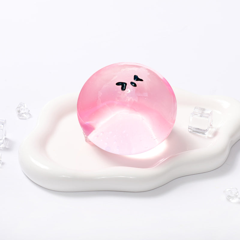 100g Crystal Pink Boring Magic Ball Taba Squishy