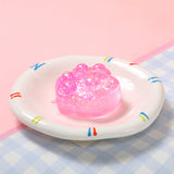 Pink Slow Rising Cat Paw Squishy