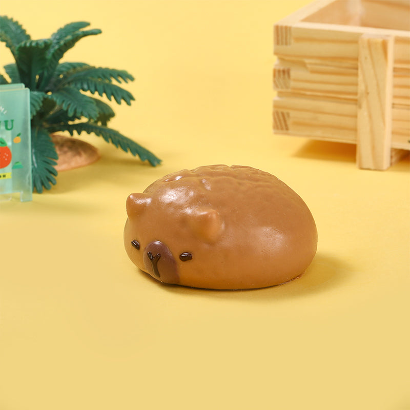 Chubby Brown Capybara Taba Squishy