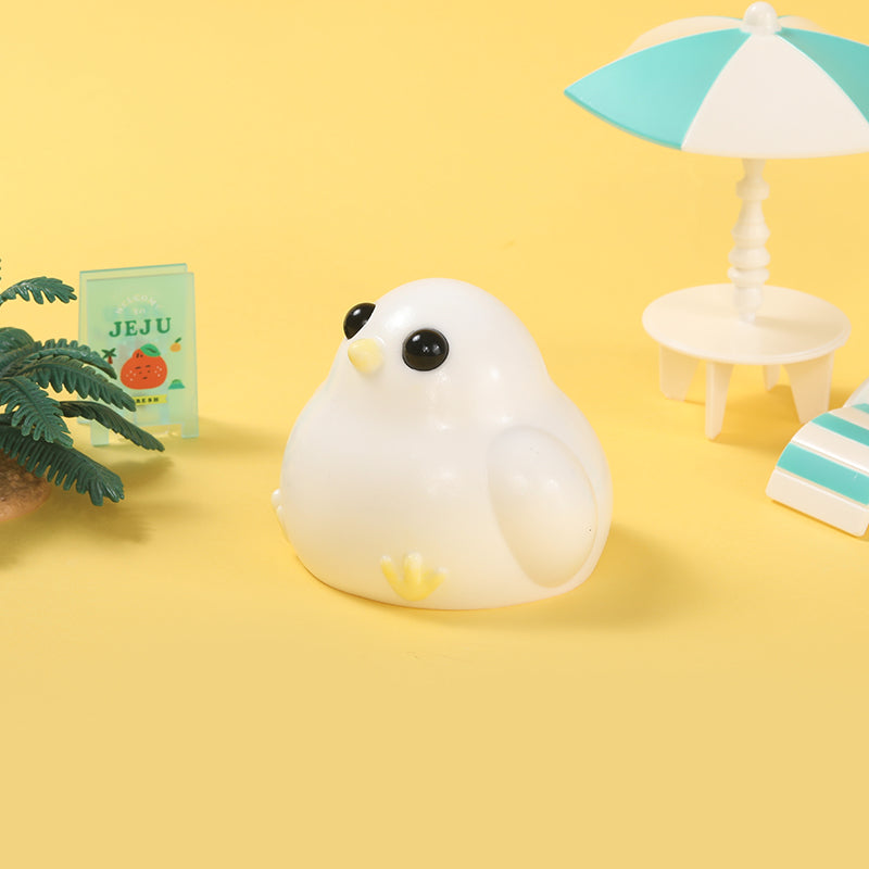 200g White Cute Chicken Taba Squishy