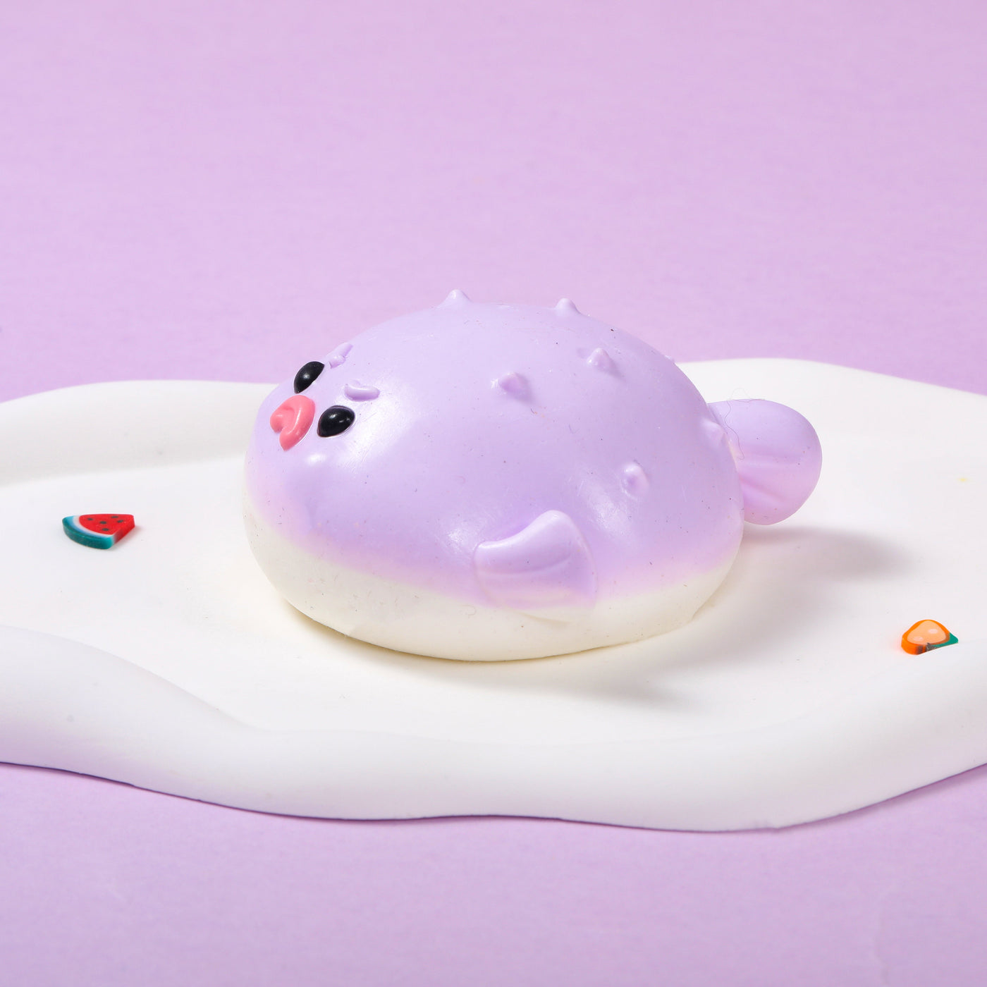 120g Purple Pufferfish Taba Squishy