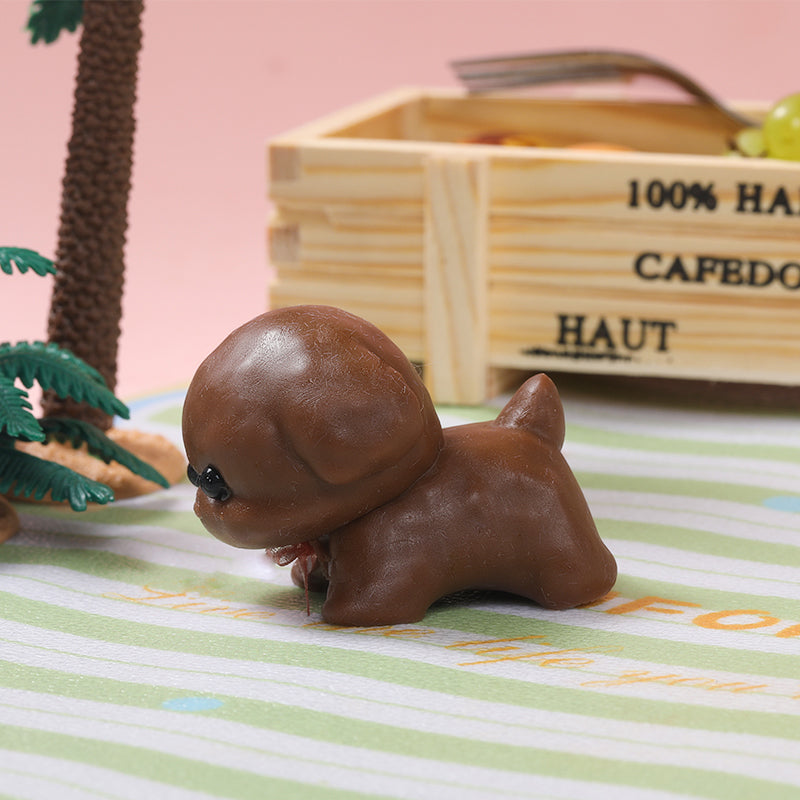 Chocolate Lovely Puppy Taba Squishy