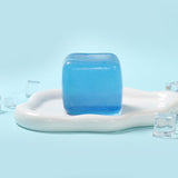 170g Crystal Sparkling Deep Blue Ice Cube Taba Squishy
