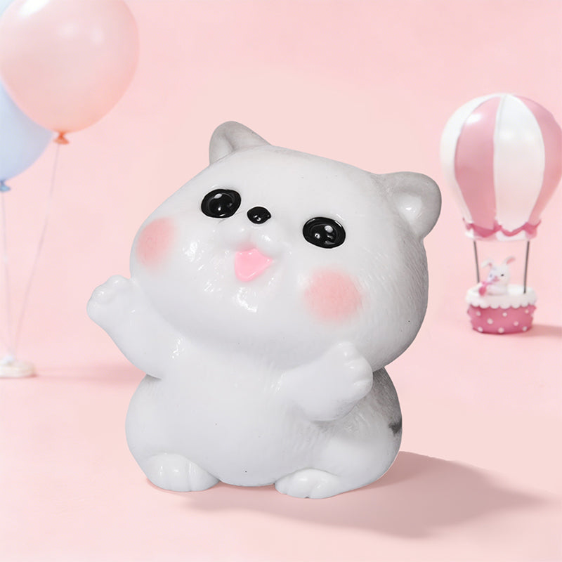 FUFUSQUISHY 1000g Kawaii Puffy Hamster Taba Squishy