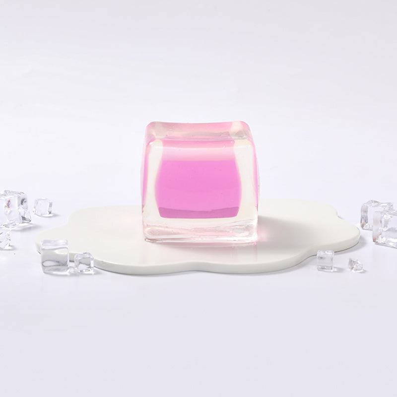 Crystal Pink Ice Cube Taba Squishy