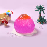 2100g Crystal Purple Rainbow Strawberry Taba Squishy