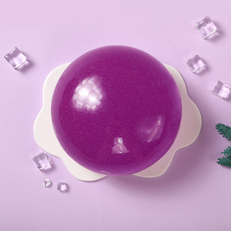 1600g Crystal  Purple Ball Taba Squishy