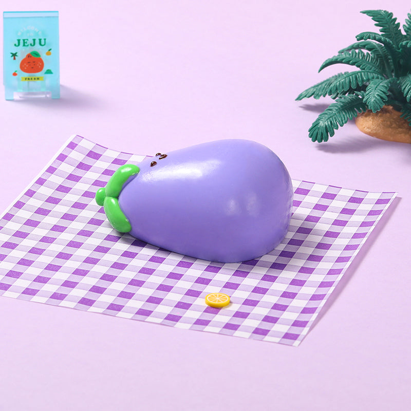 Eggplant Baby Taba Squishy