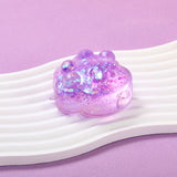Purple Slow Rising Cat Paw Squishy