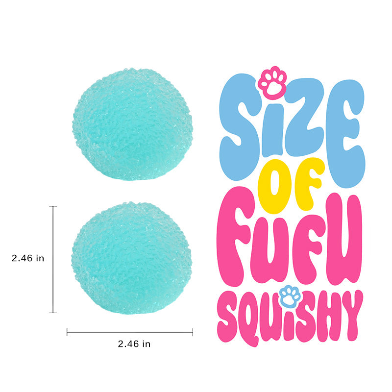 FUFUSQUISHY Blue Crystal Bayberry Stress Ball