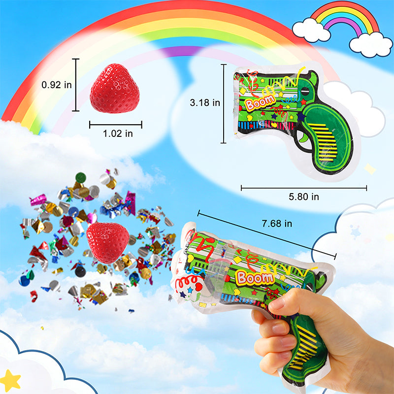 FUFUSQUISHY 6pcs Squishy Popper Guns Party Supplies Fireworks Guns