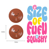 1600g Chocolate Smile Ball Taba Squishy