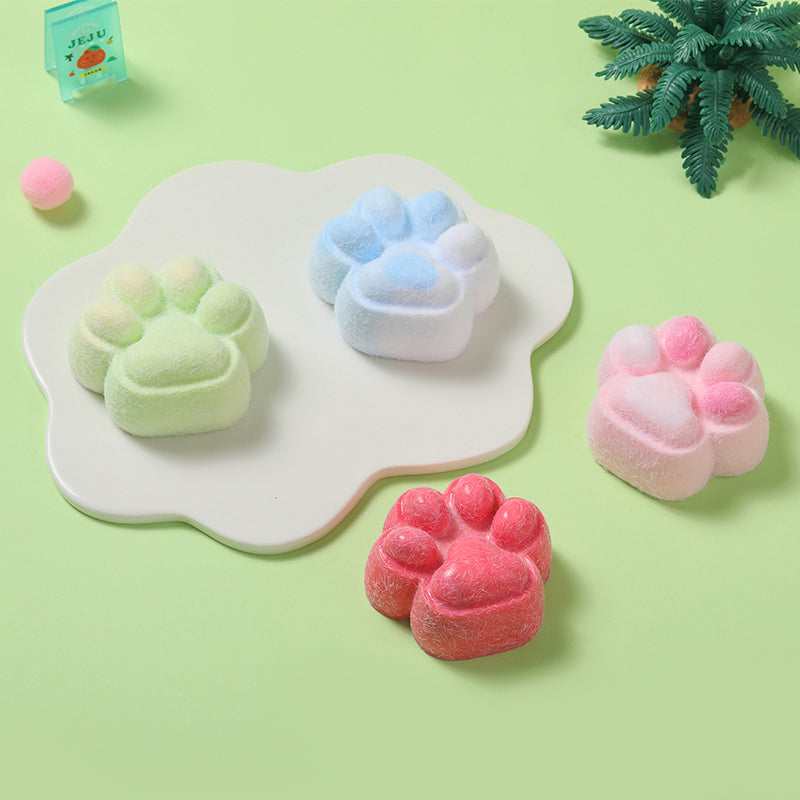 4PC Random Limited-Edition Rainbow Paw Blush Set Taba Squishy
