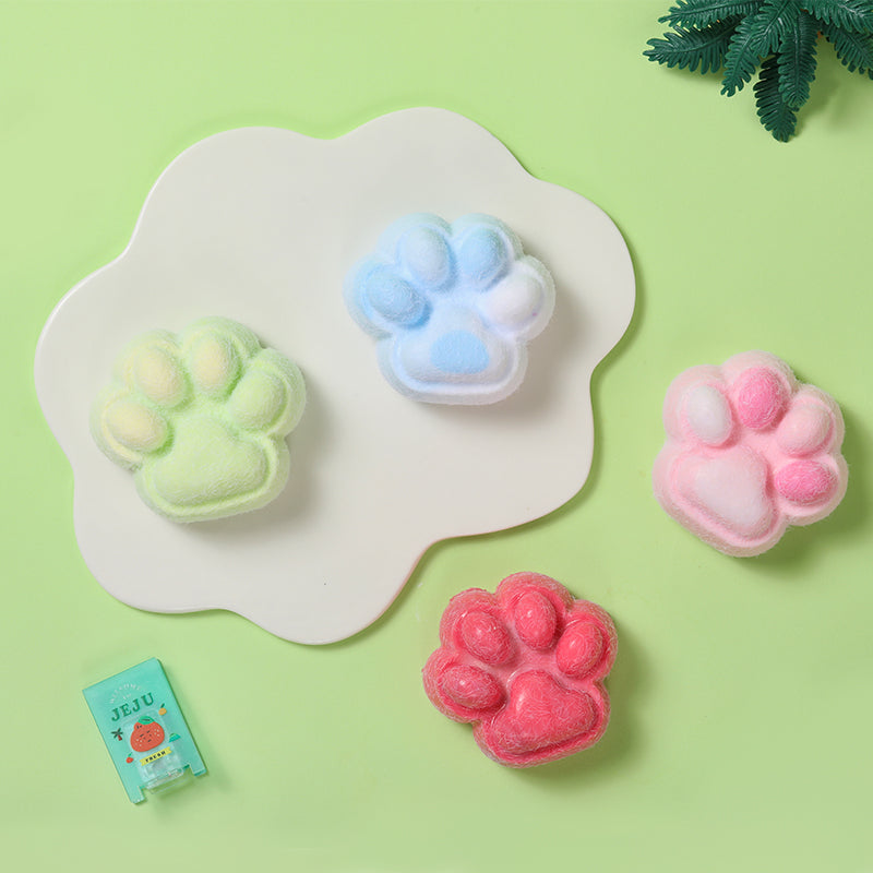 4PC Random Limited-Edition Rainbow Paw Blush Set Taba Squishy