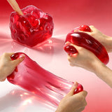 FUFUSQUISHY Crystal Red Jumbo Cheese Squishy  Original Sensory
