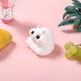 65g White Hamster Squishy