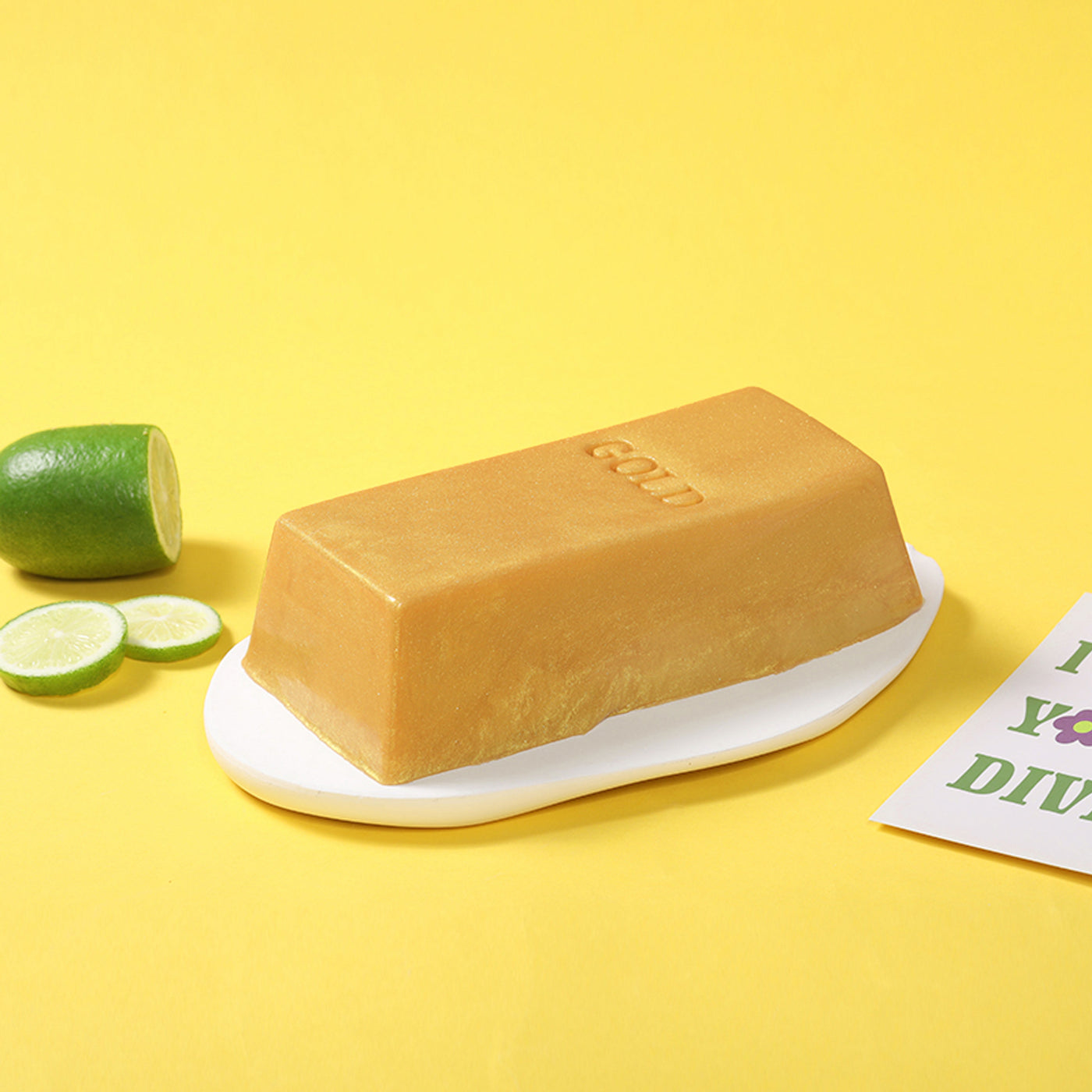 800g Gold Brick Squishy
