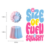 Blue and Pink Kneading Pudding Taba Squishy