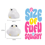 200g White Cute Chicken Taba Squishy