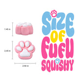 90g Pink Soft Cat Paw Taba Squishy