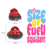 200g Crystal Rainbow Cute Chicken Taba Squishy