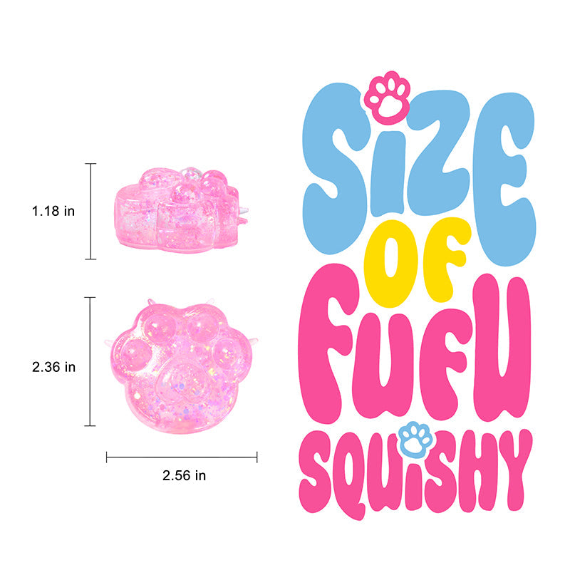 Pink Slow Rising Cat Paw Squishy