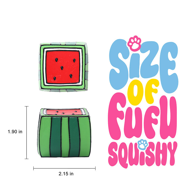 Watermelon Square Taba Squishy