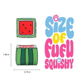 Watermelon Square Taba Squishy