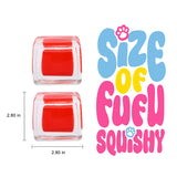 Crystal Red Ice Cube Taba Squishy