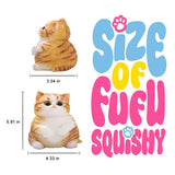 800g Giant Yellow Stripes Cat Taba Squishy