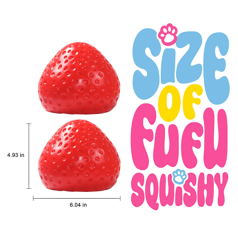 2100g Giant Red Strawberry Taba Squishy