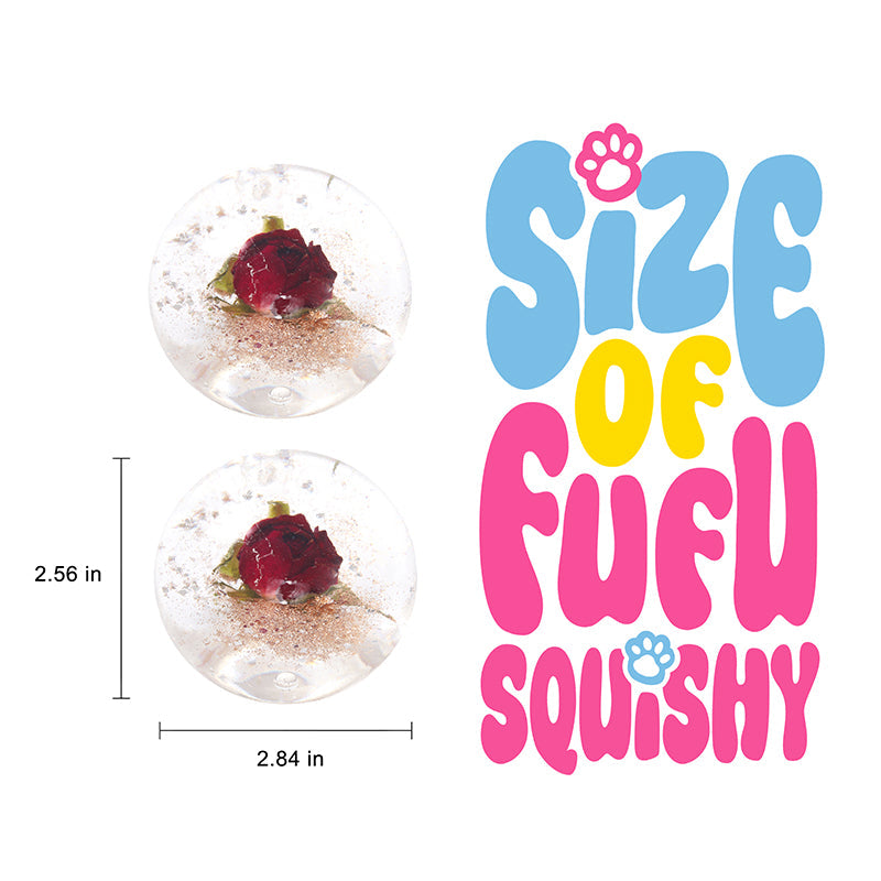 100g Crystal Magic Rose Ball Taba Squishy