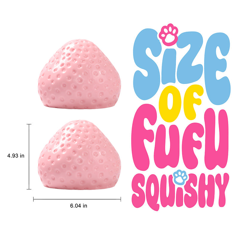 2100g Giant Pink Strawberry Taba Squishy