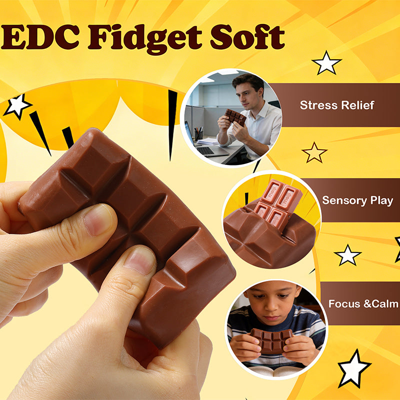 FUFUSQUISHY Chocolate EDC Squishies Fidget Toy fufu squishy
