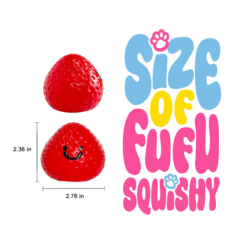 Smile Starwberry Taba Squishy