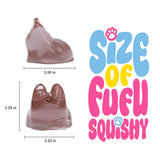 250g Crystal Chocolate Smile Face Bunny Taba Squishy