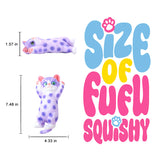 Lavender Spots Cheer Kitty Taba Squishy