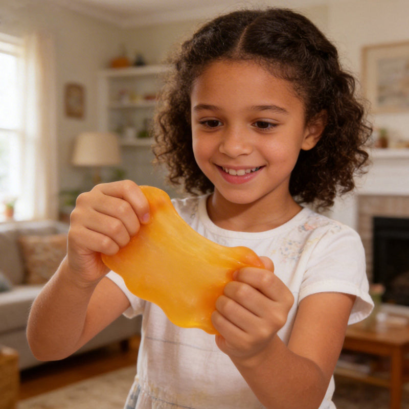 FUFUSQUISHY Frosted Orange Juice Stress Ball