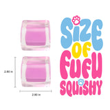 Crystal Pink Ice Cube Taba Squishy
