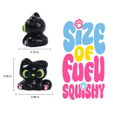 77g 3D Black Elf Kitty Taba Squishy